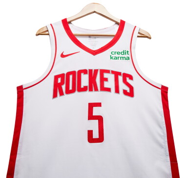 View full screen - View 1 of Lot 149. Fred VanVleet Houston Rockets 2023-2024 Game Worn Association Edition Jersey | 42 Points.