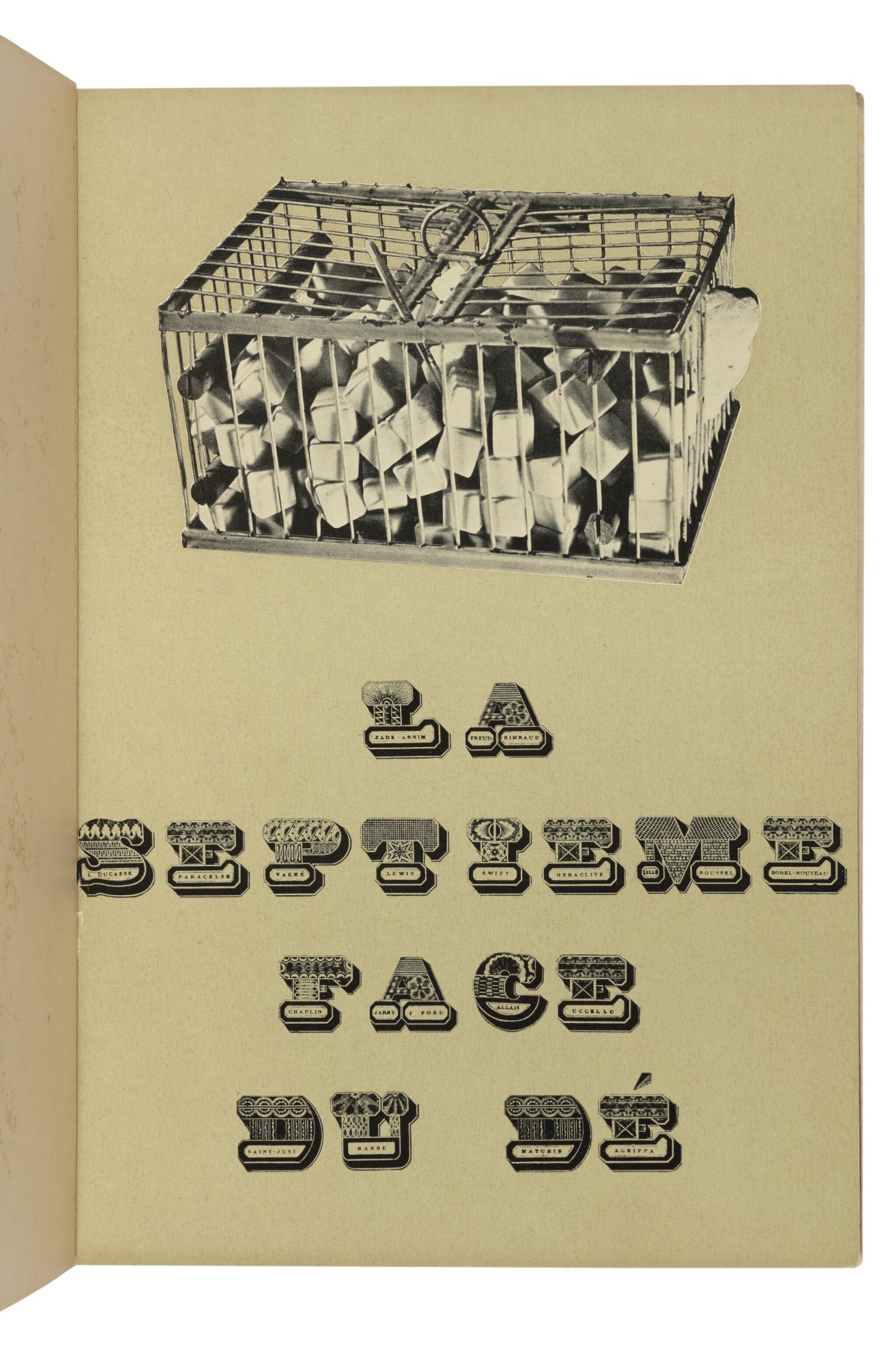 La Septieme Face Du De Paris Jeanne Bucher 1936 Dada Data Books And Boites By Marcel Duchamp And Others Sotheby S La Septieme Face Du De Paris Jeanne Bucher 1936 Dada Data Books And Boites By Marcel Duchamp And Others Sotheby S