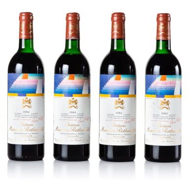 View full screen - View 1 of Lot 399. Château Mouton Rothschild 1984 (7 BT).