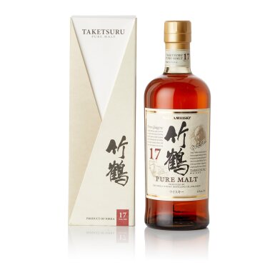 View full screen - View 1 of Lot 1708. 竹鶴 Nikka Taketsuru Pure Malt 17 Year Old 43.0 abv NV (1 BT70).