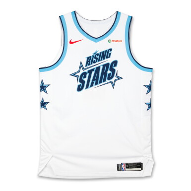 View full screen - View 1 of Lot 5. Yang Hansen 2025-2026 Game Worn ‘Rising Stars’ Jersey.