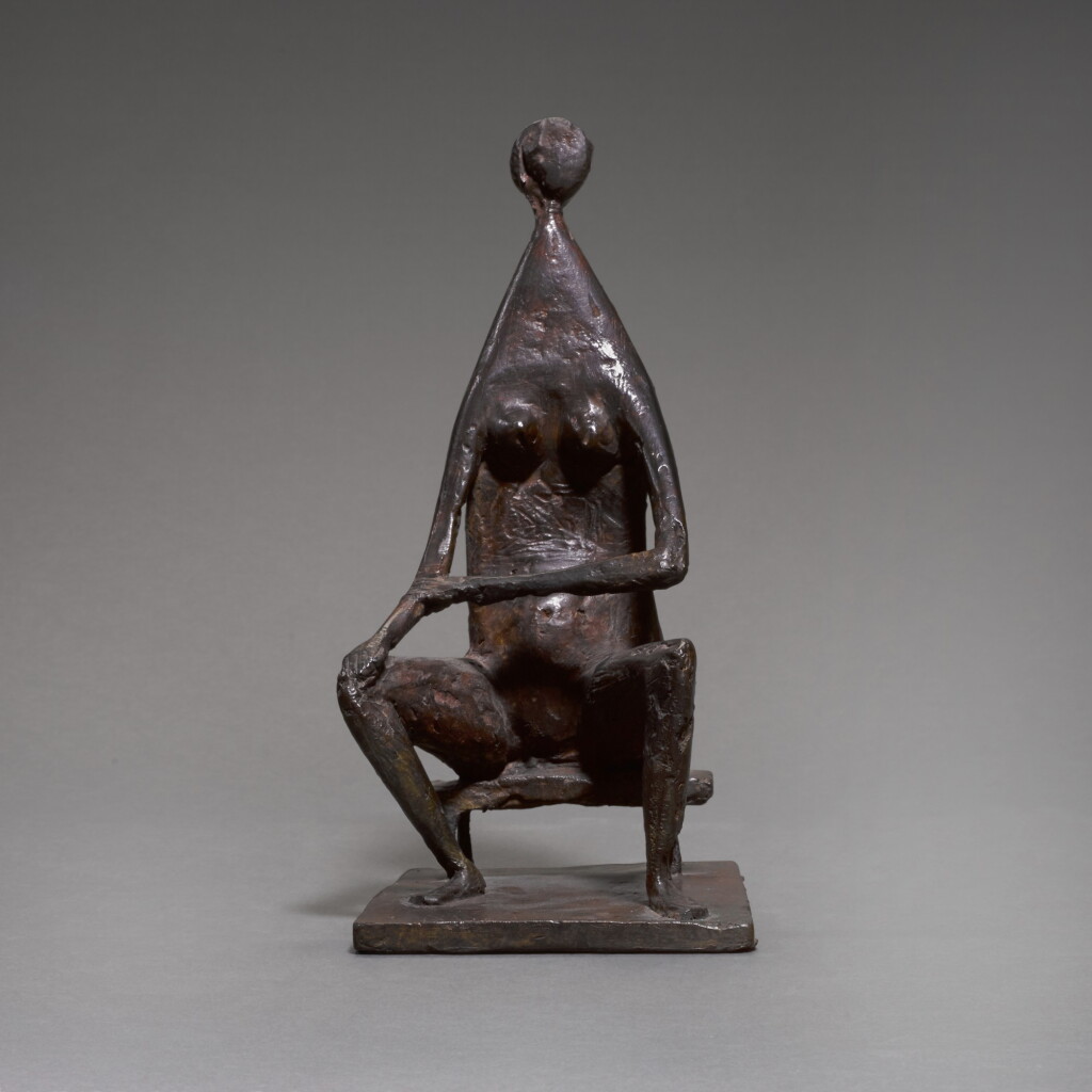 View full screen - View 1 of Lot 357. SEATED WOMAN.