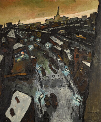 View full screen - View 1 of Lot 28. Stop! Moscow Street, 1959.
