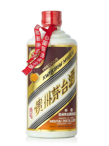 View full screen - View 1 of Lot 1102. 1992年產飛天牌珍品貴州茅台酒(鐵蓋) Kweichow Flying Fairy Precious Moutai 1992 (1 BT50).