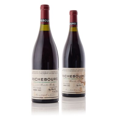 View full screen - View 1 of Lot 9009. Richebourg 1991 Domaine de la Romanée-Conti (6 BT).