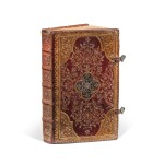 Exercice spirituel... Paris, 1643. Ravissante reliure de maroquin rouge attribuable à l'atelier de Pierre Rocolet.