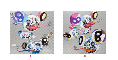 View full screen - View 1 of Lot 9086. 村上隆 Takashi Murakami | A: 平行宇宙: B: 這個世界和世界以外 A: Parallel Universe; B: The World and the World Beyond (two works).