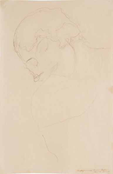 View full screen - View 1 of Lot 189. Frauenkopf (Head of a woman).