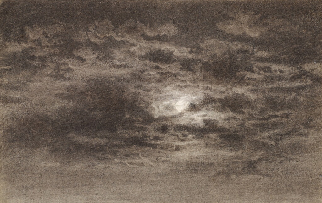 View full screen - View 1 of Lot 33. GERMAN SCHOOL | MOONLIT CLOUD STUDIES .