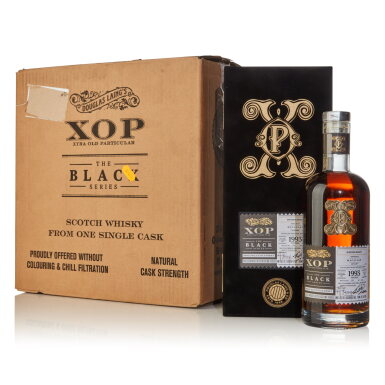 View full screen - View 1 of Lot 44. Macallan Douglas Laing XOP The Black Series Cask #13661 56.4 abv 1993 (3 Bottles 70cl).