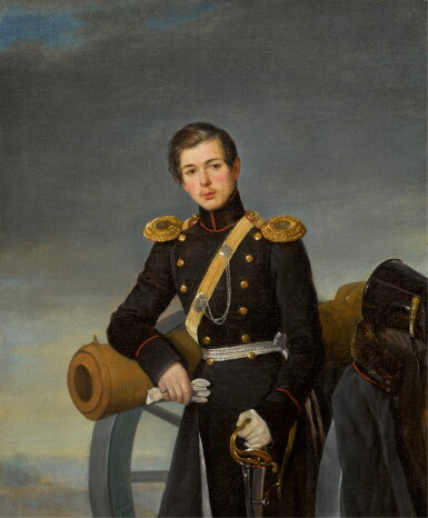 View full screen - View 1 of Lot 9. PIMEN NIKITICH ORLOV | Portrait of Andrei Nikolaevich Karamzin.