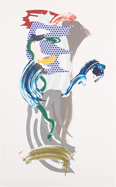 View full screen - View 1 of Lot 192. Blue Face (Corlett 226).