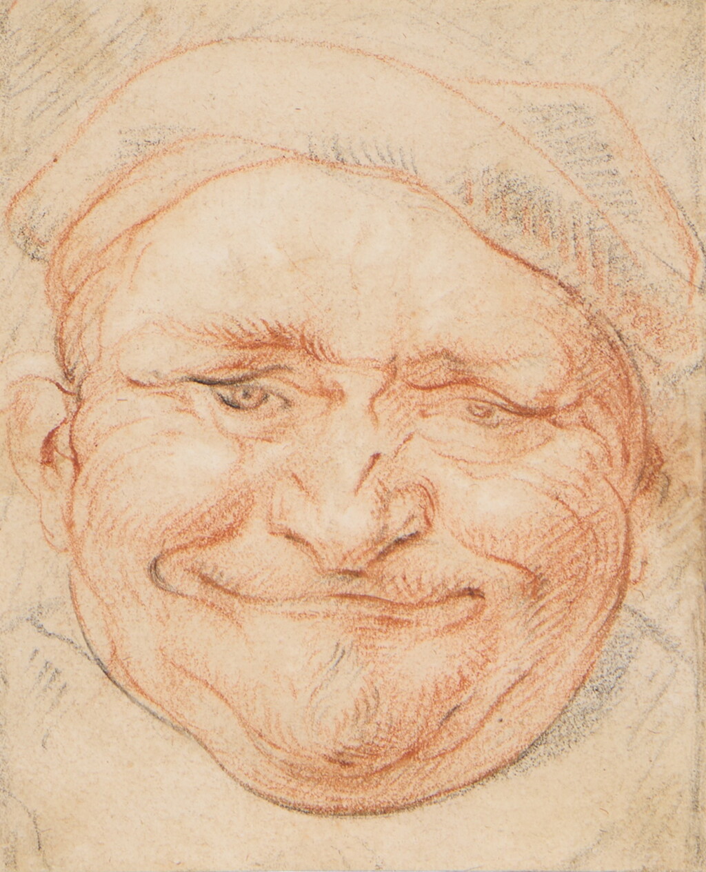 View full screen - View 1 of Lot 127. Head of a Cheerful Man Wearing a Cap.