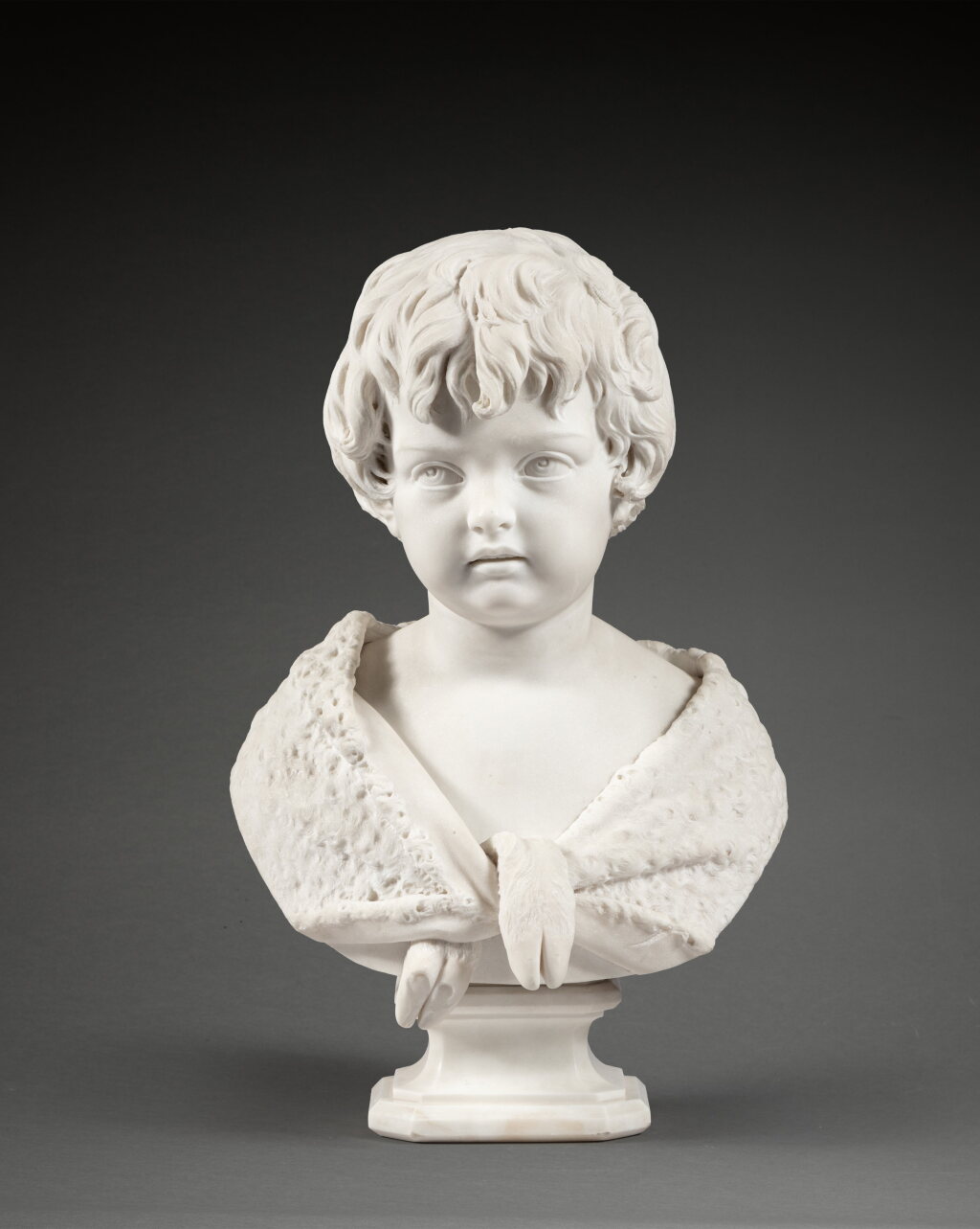 View full screen - View 1 of Lot 56. Bust of a boy.