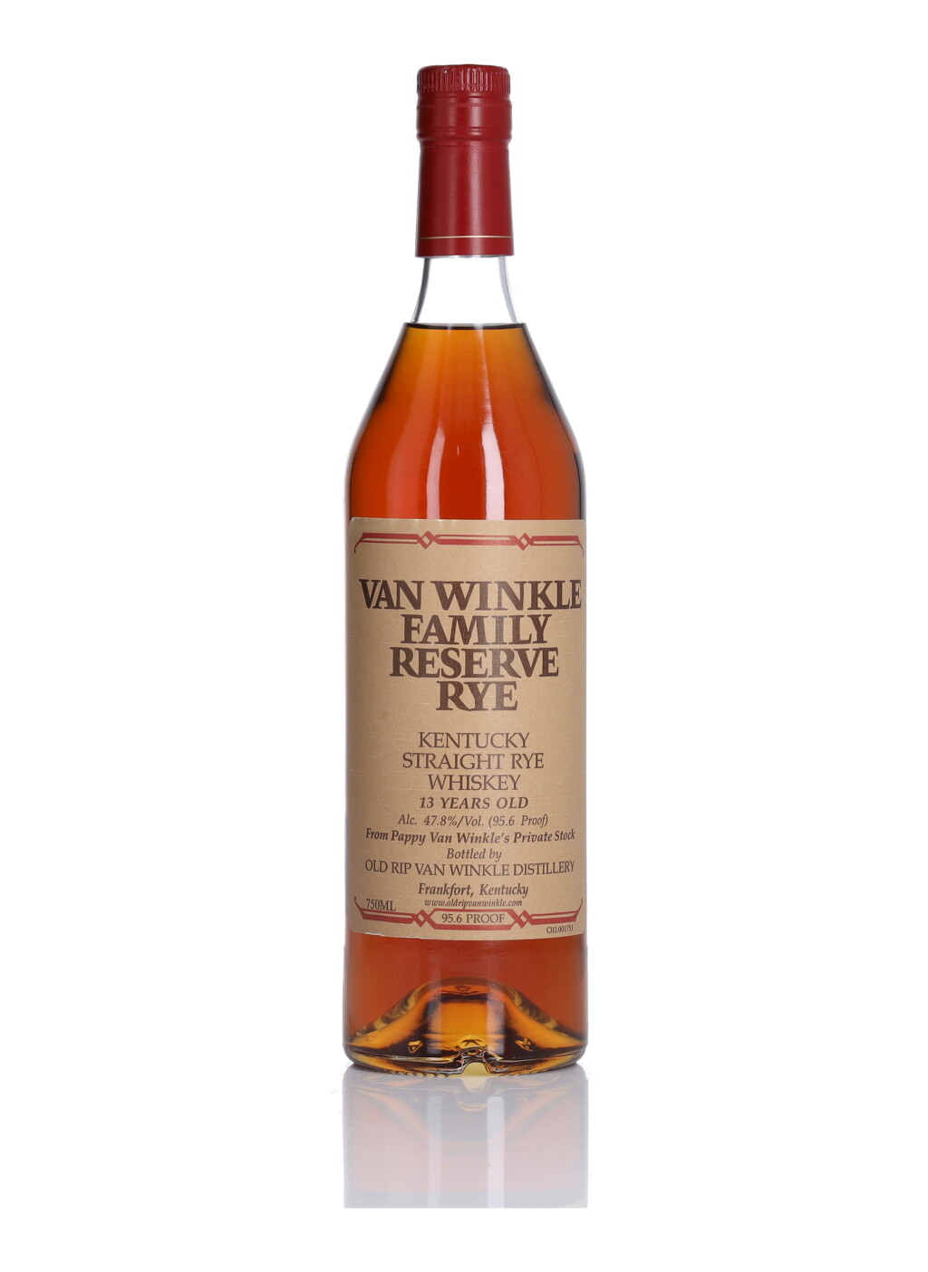View full screen - View 1 of Lot 536. Van Winkle 13 Year Old Family Reserve Rye 95.6 proof NV (1 BT 75cl).