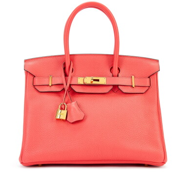 View full screen - View 1 of Lot 9612. Rose Jaipur Togo Birkin 30 Gold Hardware, 2017.