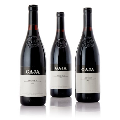 View full screen - View 1 of Lot 6330. Gaja, Barbaresco 1990s Vertical (9 BT).