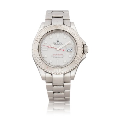View full screen - View 1 of Lot 1010. Yacht-Master, Ref. 16622 Montre bracelet en acier avec date et bracelet | Stainless steel wristwatch with date and bracelet Vers 2000 | Circa 2000.