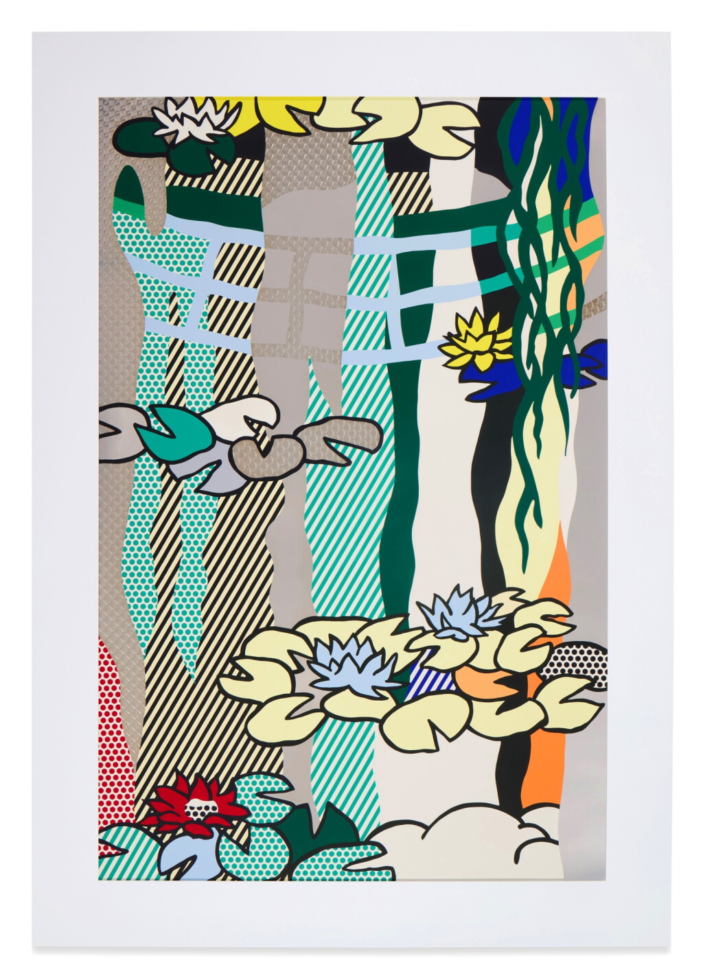 View full screen - View 1 of Lot 9. Roy Lichtenstein 羅伊・李奇登斯坦 | Water Lilies with Japanese Bridge 睡蓮與日式橋.