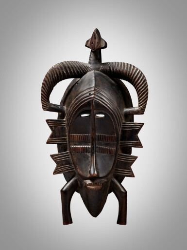 View full screen - View 1 of Lot 22. Senufo Mask, Côte d'Ivoire.