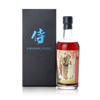 View full screen - View 1 of Lot 6028. 輕井澤"侍"系列 Karuizawa Samurai Cask #7843 30 Year Old 58.3 abv NV (1 BT70).