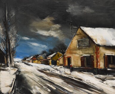 View full screen - View 1 of Lot 76. Paysage de Neige.