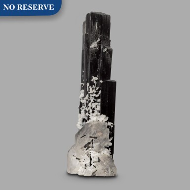 View full screen - View 1 of Lot 161. Schorl Tourmaline with Quartz.