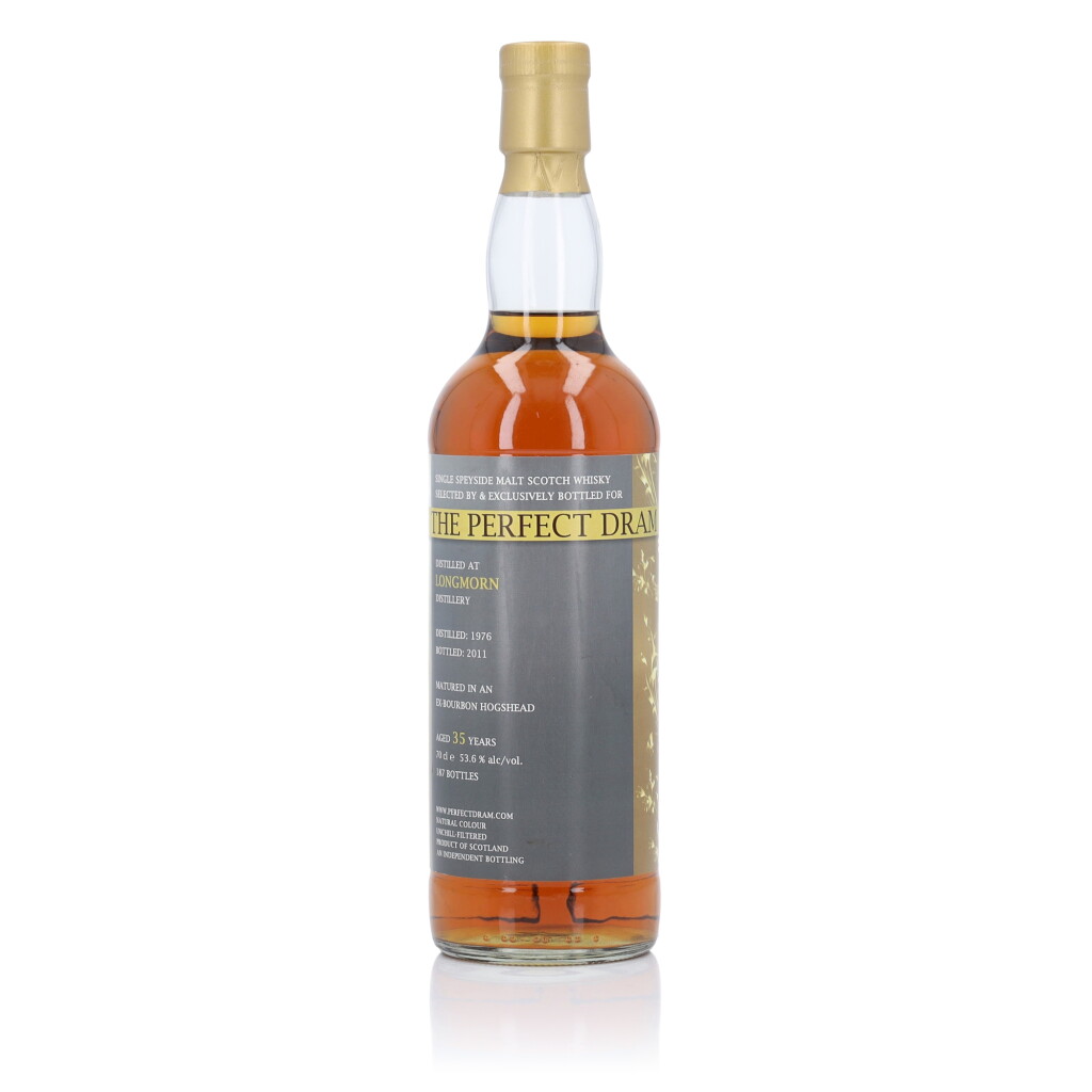 View full screen - View 1 of Lot 337. Longmorn The Whisky Agency The Perfect Dram 35 Year Old 53.6 abv 1976 (1 Bottle 70cl).