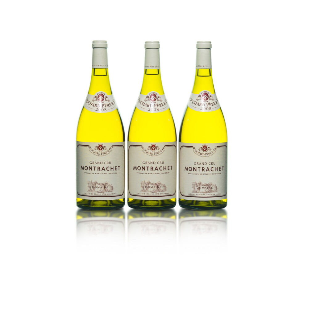 View full screen - View 1 of Lot 207. Montrachet 2008 Bouchard Père et Fils (3 MAG).