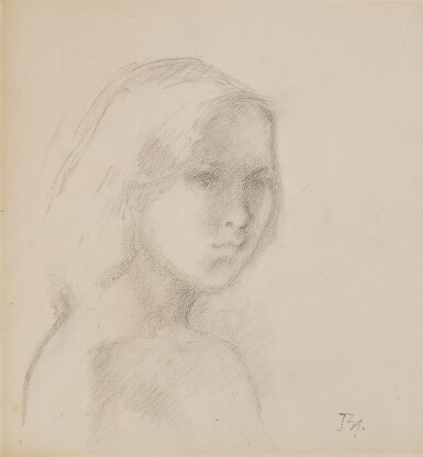 View full screen - View 1 of Lot 100. Portrait de Jacqueline Matisse.