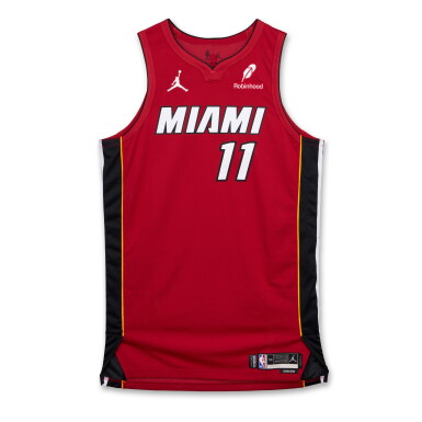 View full screen - View 1 of Lot 208. Jaime Jaquez Jr. Miami Heat 2024-2025 Game Issued Statement Edition Jersey.