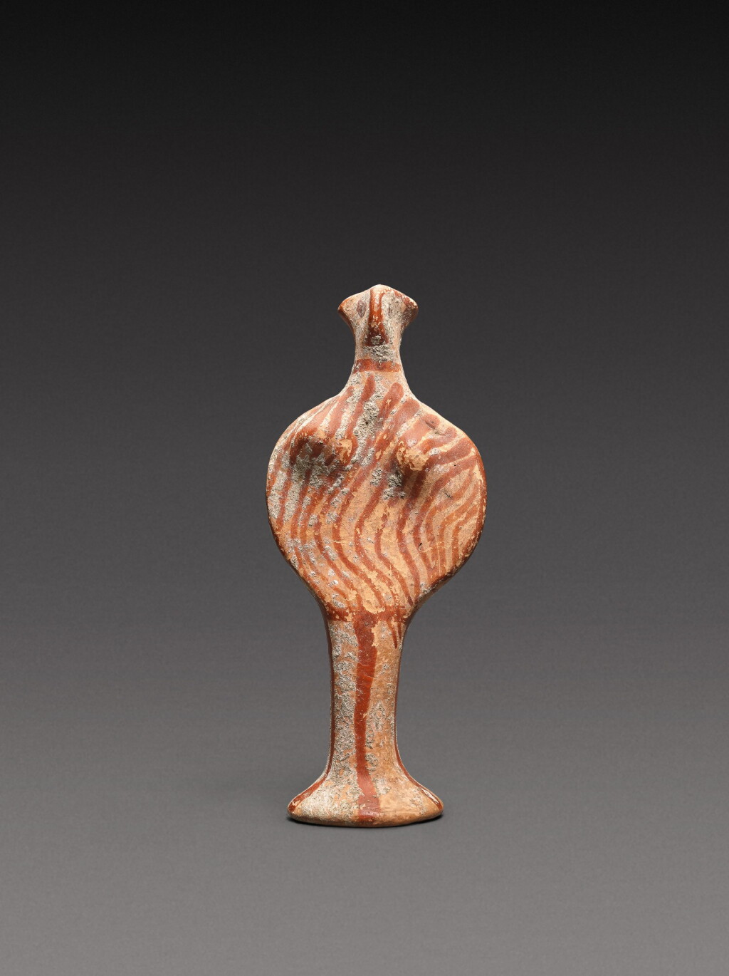 View full screen - View 1 of Lot 32. A Mycenaean Terracotta Figure of a Goddess, circa 1400-1300 B.C..