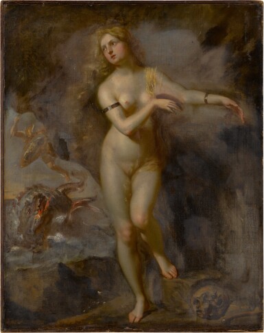 View full screen - View 1 of Lot 110. Andromeda rescued by Perseus.