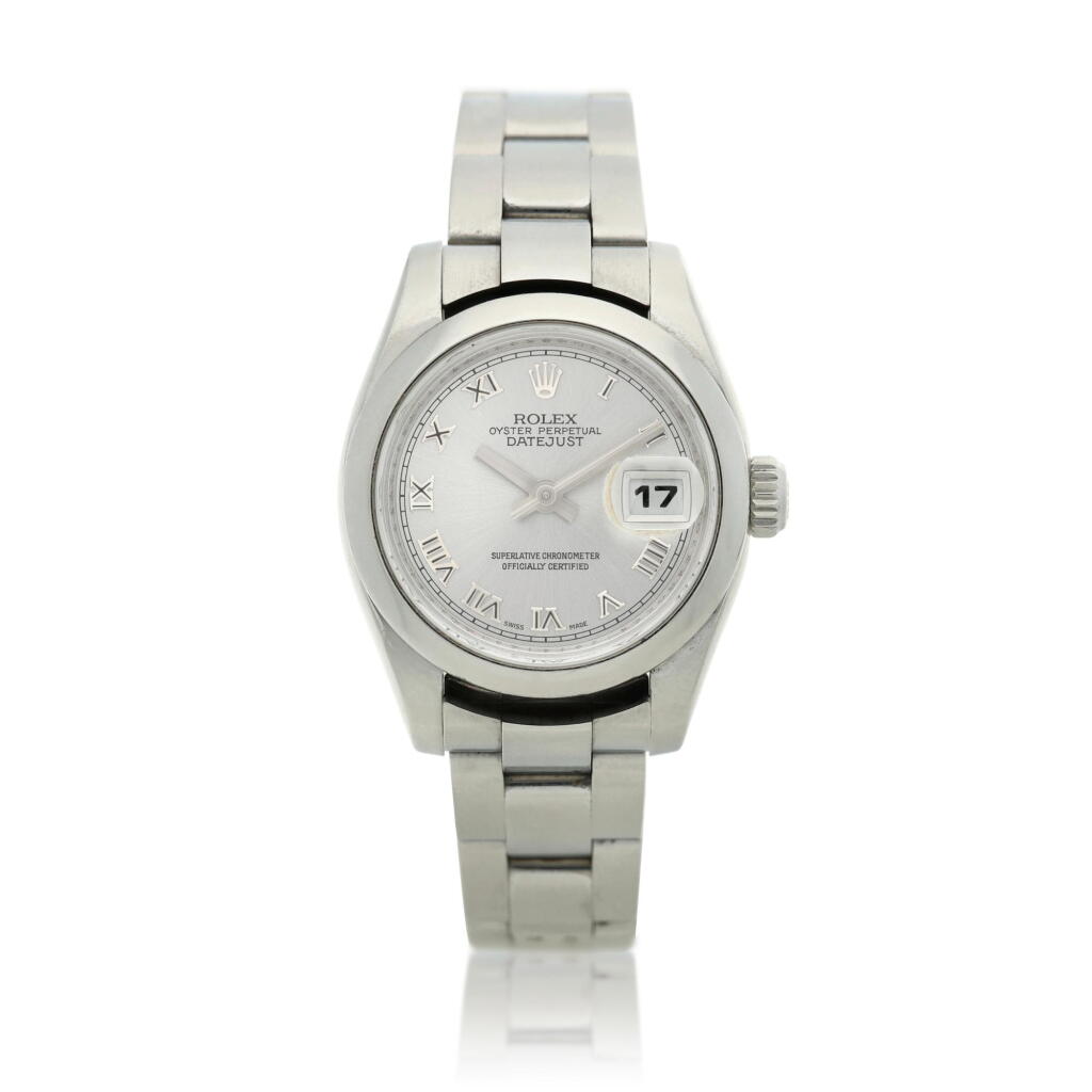 View full screen - View 1 of Lot 39. Reference 179160 Datejust A stainless steel automatic wristwatch with date and bracelet, Circa 2006.