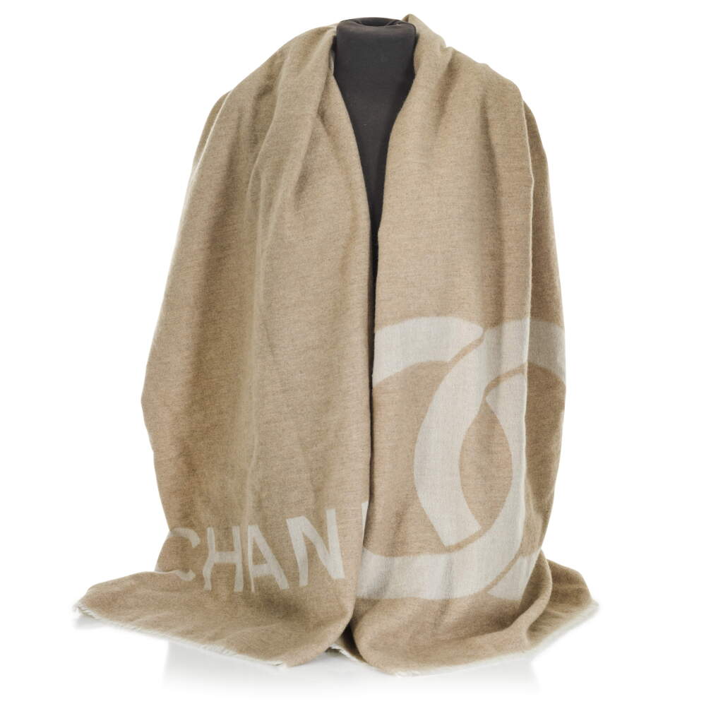 View full screen - View 1 of Lot 200. CHANEL | CASHMERE SHAWL, 2018 .
