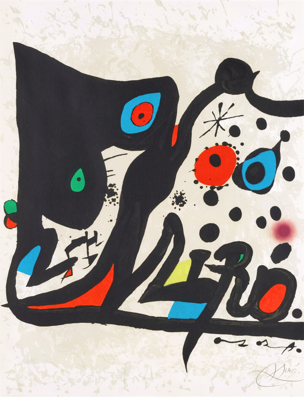 View full screen - View 1 of Lot 115. Untitled (Poster for Livres illustrés et lihographies) (M. 898).