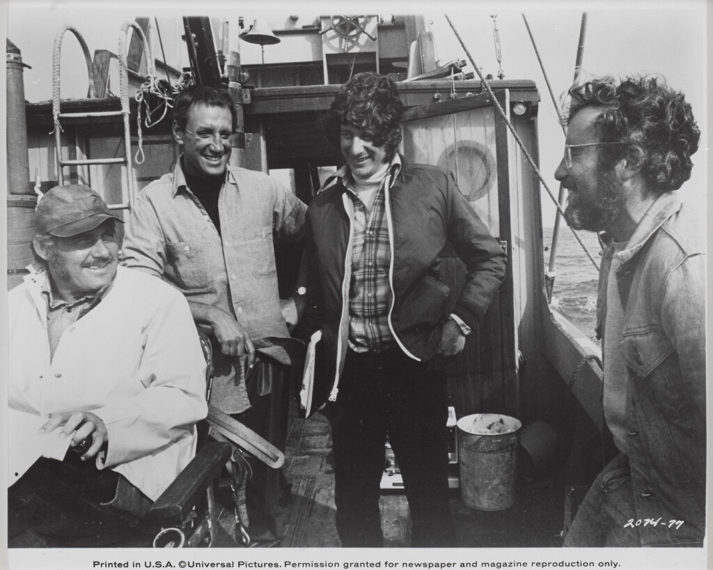 View full screen - View 1 of Lot 26. Jaws, original candid production still, US.