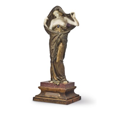 View full screen - View 1 of Lot 19. ERNEST BARRIAS | LA NATURE SE DÉVOILANT DEVANT LA SCIENCE (NATURE REVEALING HERSELF TO SCIENCE).