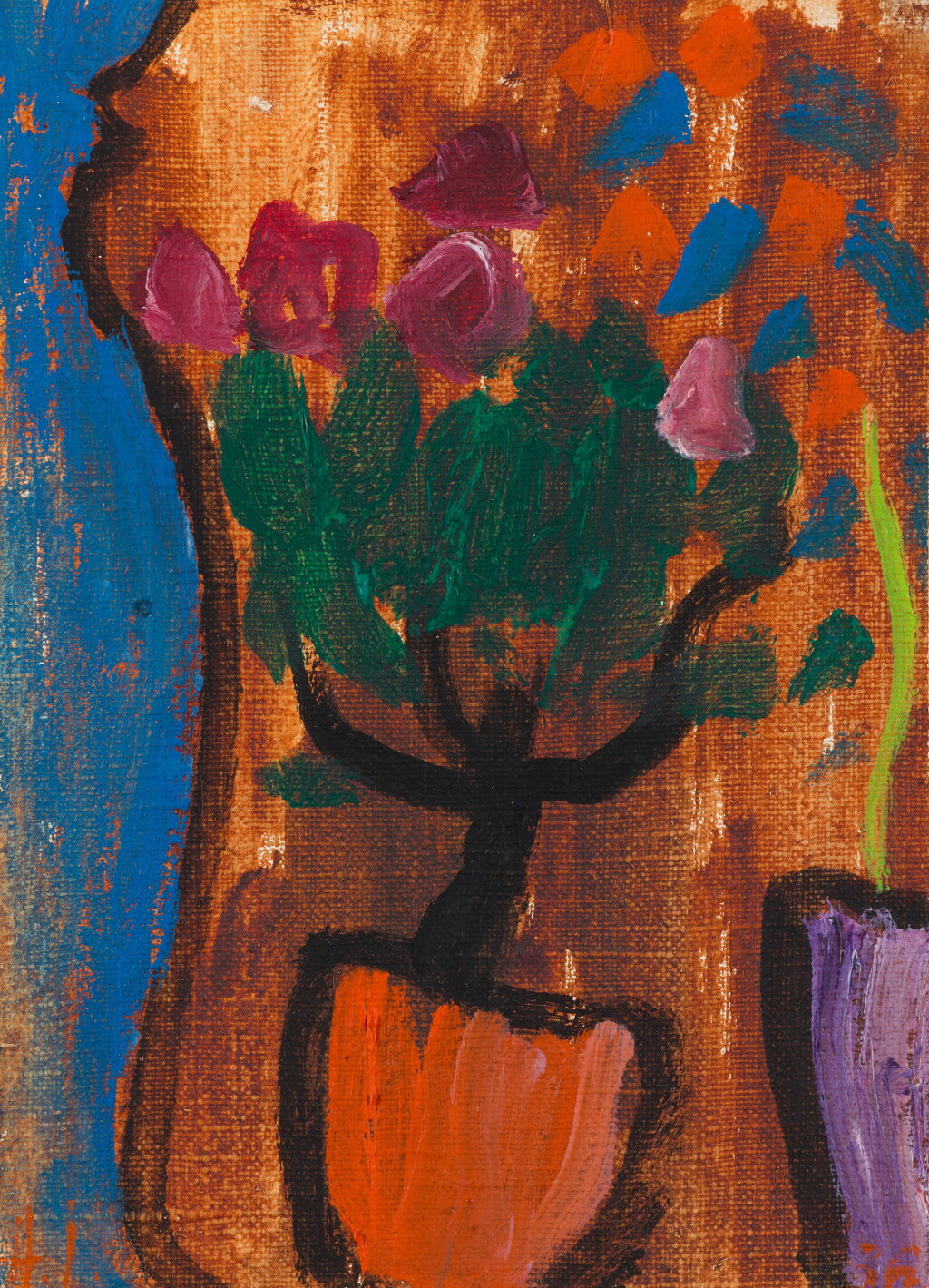 View full screen - View 1 of Lot 48. Stillleben (Azaleen) (Still-life (Azalea)).