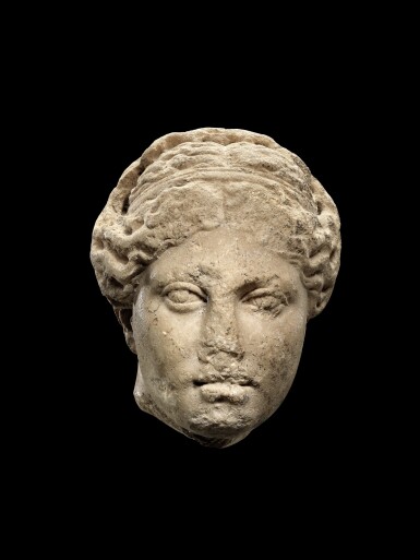 View full screen - View 1 of Lot 31. A Roman Marble Head of Aphrodite, circa 2nd Century A.D..