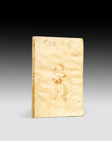 View full screen - View 1 of Lot 22. Horace. Paris, Augustin Courbé, 1641. In-4. Véritable édition originale. Exemplaire en vélin de l'époque..