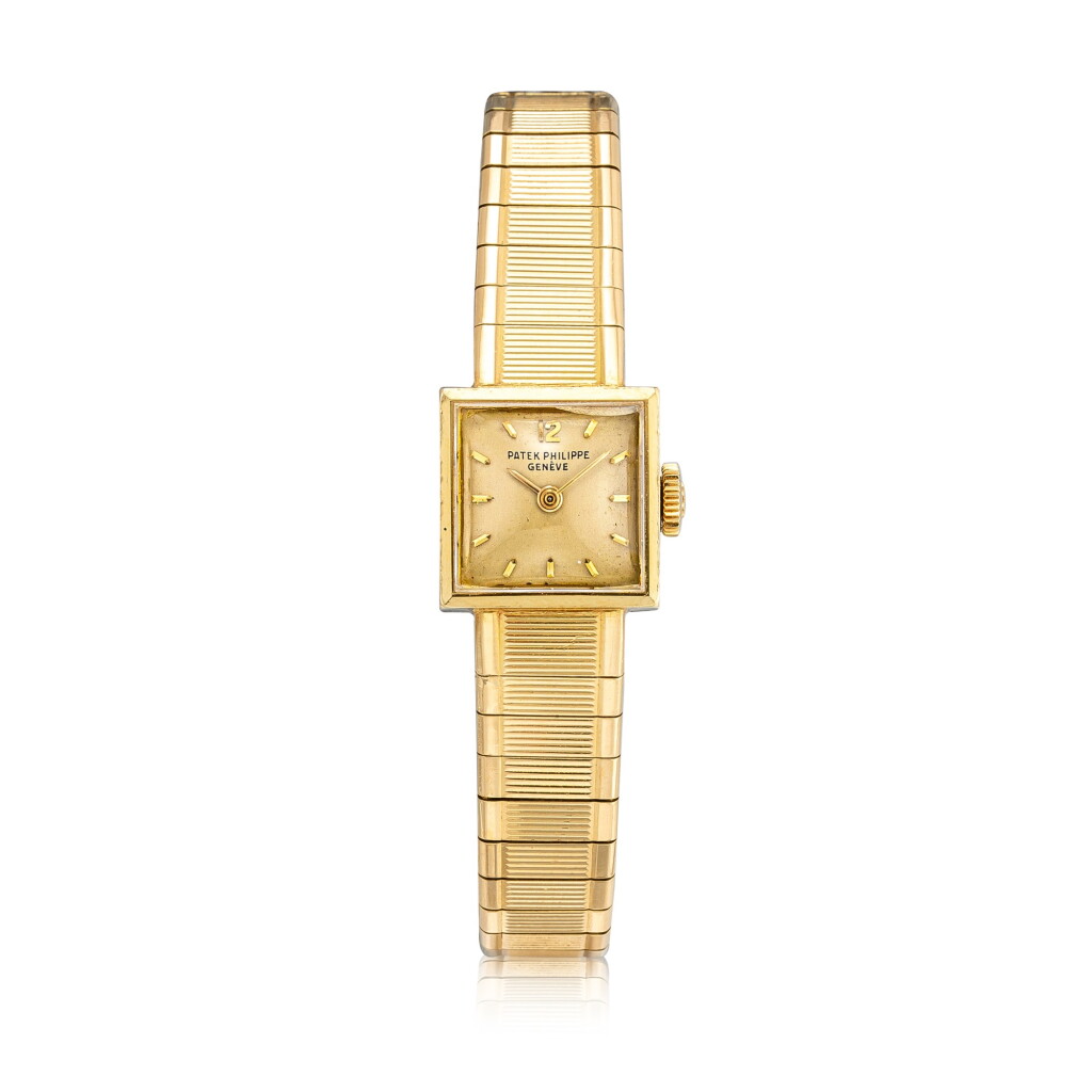 View full screen - View 1 of Lot 8143. Patek Philippe | Reference 3086, A yellow gold bracelet watch, Circa 1970 | 百達翡麗 | 型號3086 黃金鏈帶腕錶,約1970年製.