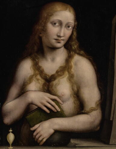 View full screen - View 1 of Lot 139. GIOVANNI PIETRO RIZZOLI, CALLED GIAMPIETRINO | THE PENITENT MAGDALENE.