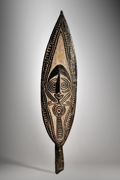View full screen - View 1 of Lot 42. Elema Spirit Board, Gulf of Papua, Gulf Province, Papua New Guinea.