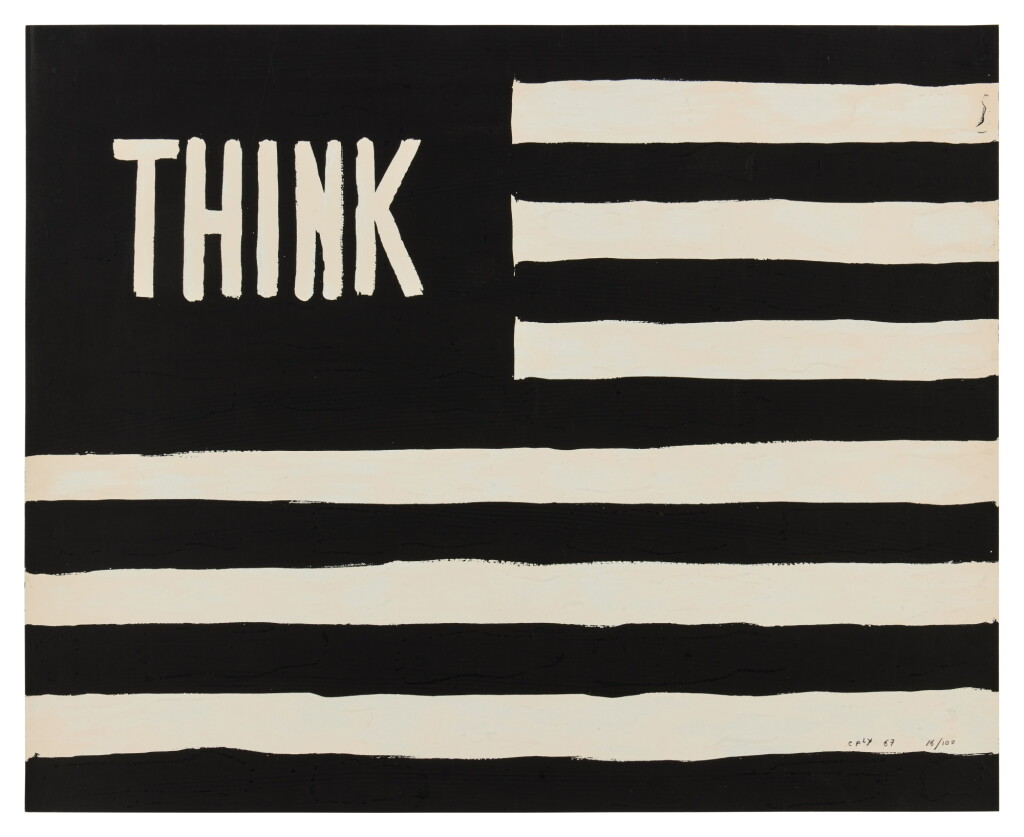 View full screen - View 1 of Lot 290. Untitled (Think), from Artists and Writers Protest against the War in Vietnam.