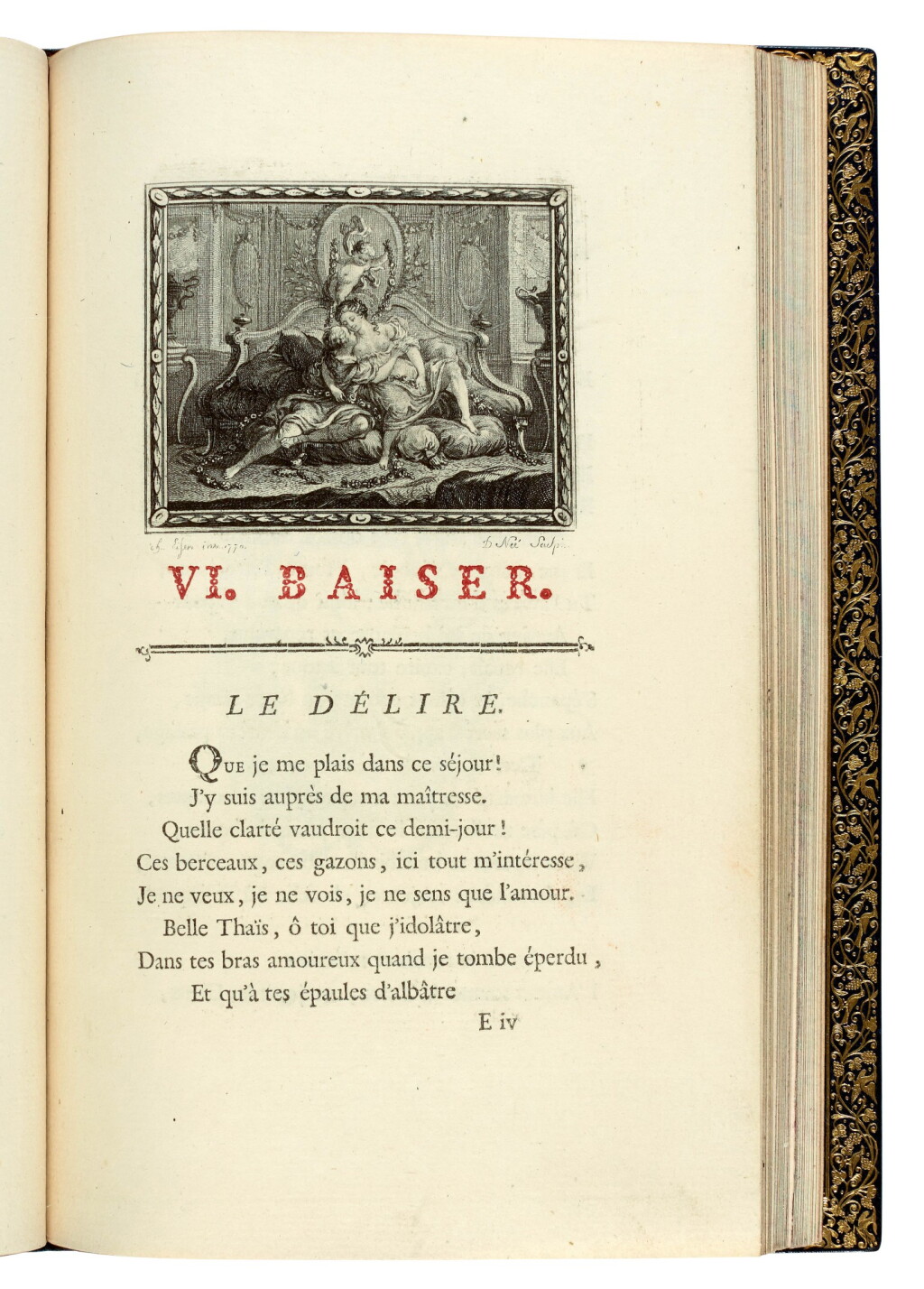 View full screen - View 1 of Lot 108. Dorat, Les Baisers, précédés du mois de Mai, poëme. The Hague and Paris, 1770.