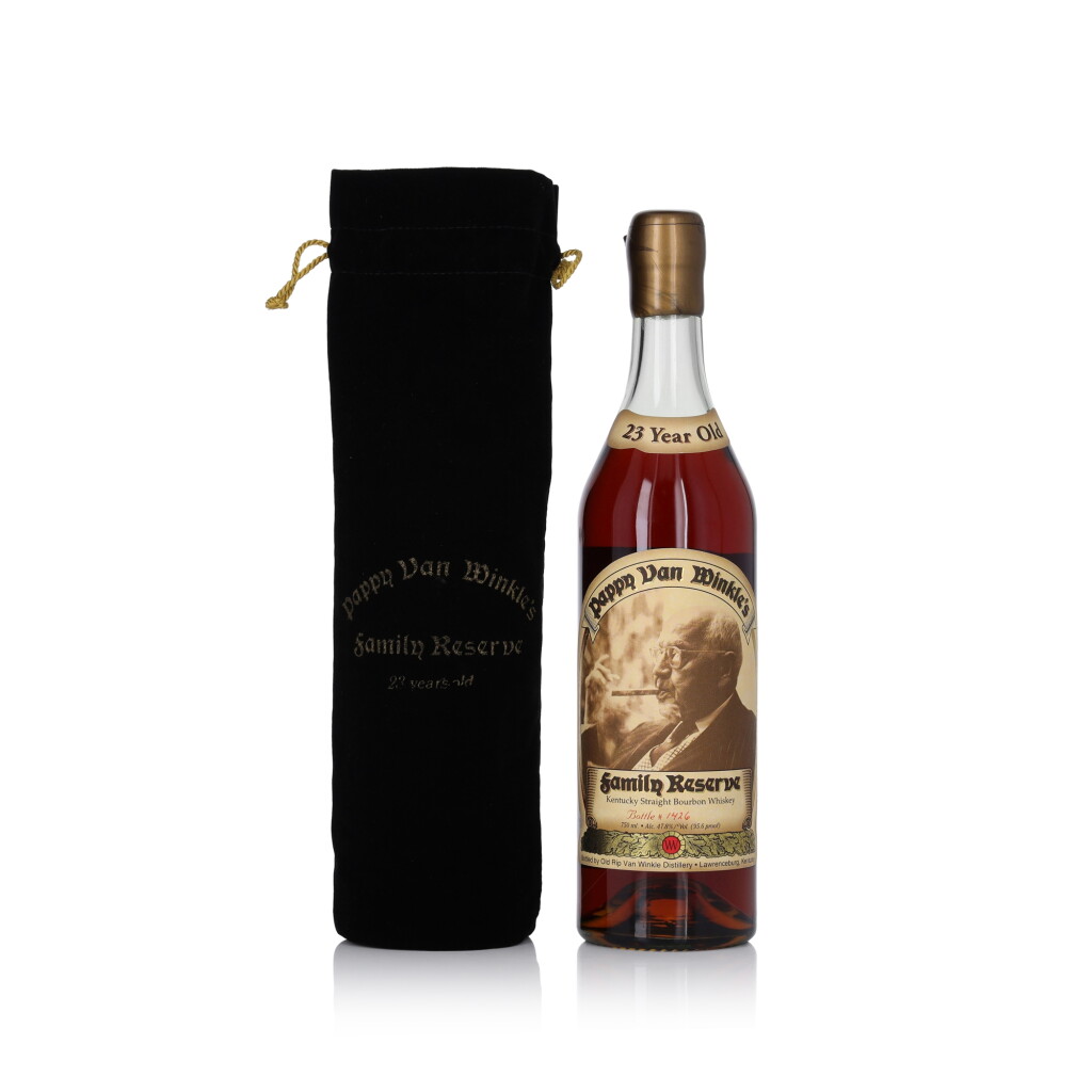 View full screen - View 1 of Lot 592. Pappy Van Winkle's 23 Year Old Family Reserve 95.6 proof 1998 (1 BT 75cl).