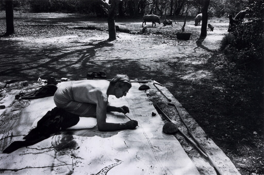View full screen - View 1 of Lot 33. GUILLAUME BONN | 'PETER BEARD AT WORK', HOG RANCH, KENYA, CA. 1990S.