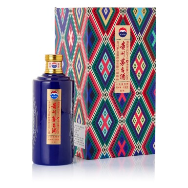 View full screen - View 1 of Lot 5746. 2017年產 貴州茅台酒 五十六個民族紀念酒 - 壯族 Kweichow Moutai 56 Tribes Series 2017 (1 BT50).