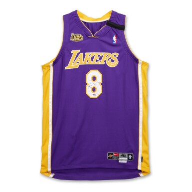 View full screen - View 1 of Lot 88. Kobe Bryant Los Angeles Lakers Signed Jersey | NBA Finals Patch .